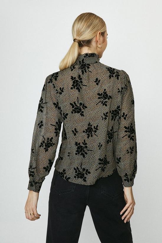 Coast Spot And Floral Print Pussy Bow Blouse 3