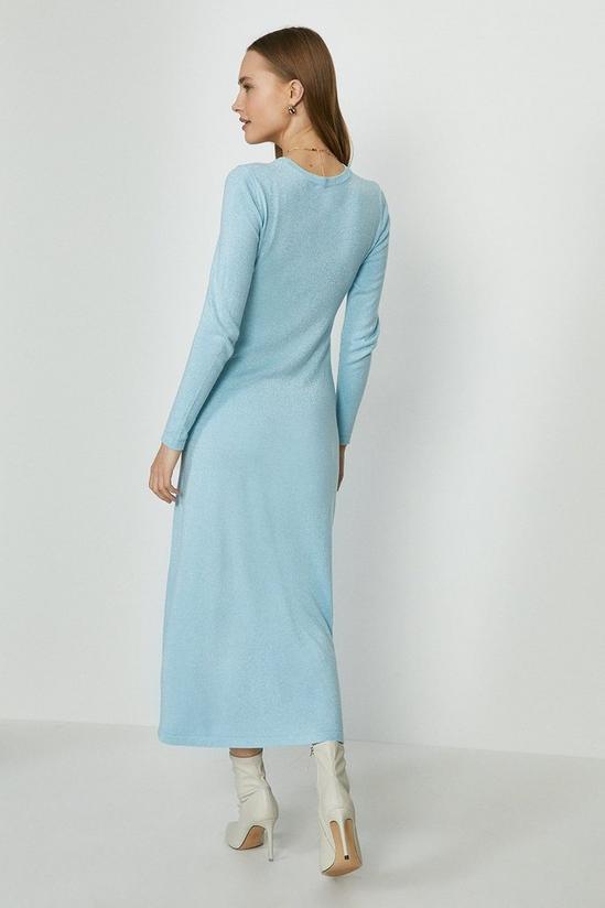 Coast Long Sleeve Knitted Glitter Midi Dress 3