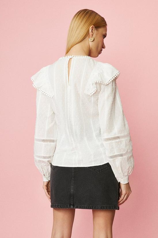 Coast Frill And Lace Detail Dobby Blouse 4