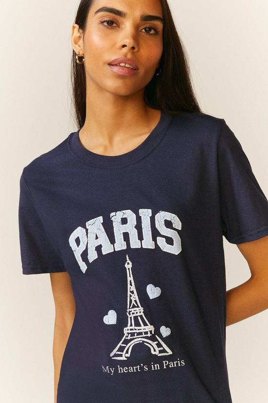 Coast Paris Distress Print T Shirt 2