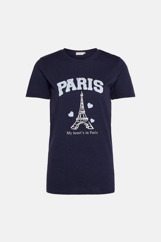 Coast Paris Distress Print T Shirt 4