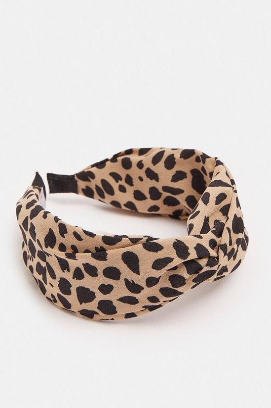 Coast Leopard Twist Knot Headband 3