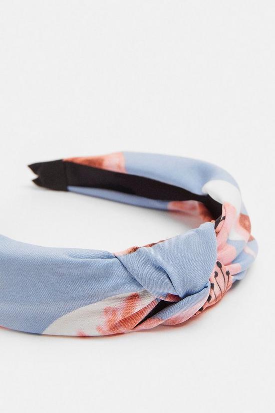 Coast Floral Print Knot Headband 3