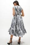 Coast Flippy Skirt Midi Jacquard Dress thumbnail 3