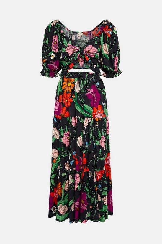 Coast Tie Front Top And Skirt Floral Co-ord 4