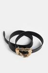 Coast Textured Abstract Buckle Faux Leather Belt thumbnail 2