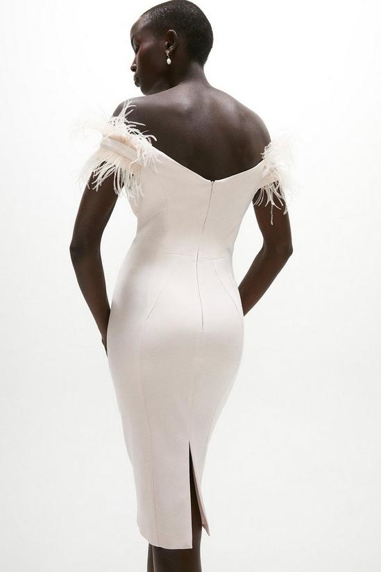 Coast Bardot Feather Dress 3