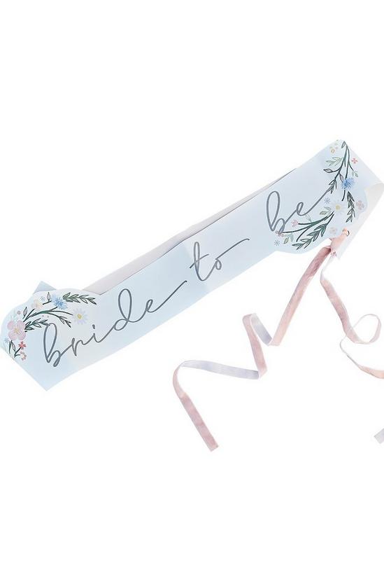 Coast Ginger Ray Floral Bride To Be Sash 2