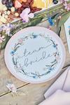 Coast Ginger Ray 8 Floral Team Bride Paper Plates thumbnail 1