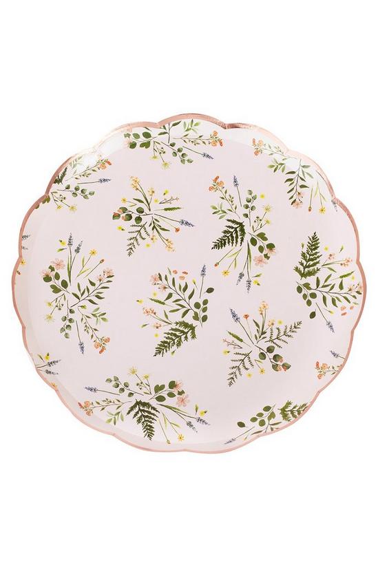Coast Ginger Ray 8 Floral Paper Plates 2