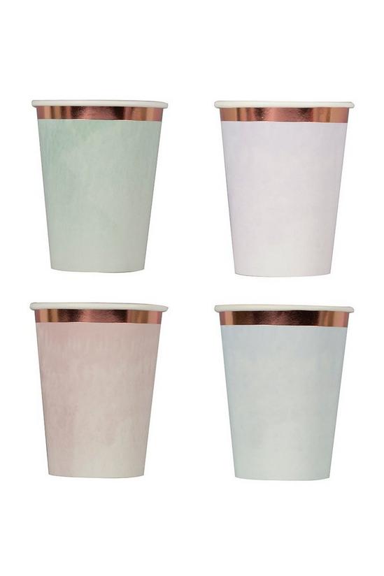 Coast Ginger Ray Rose Gold Foiled Pastel Cups X8 2