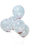 Coast Ginger Ray Flower Confetti Filled Balloons X5 thumbnail 2