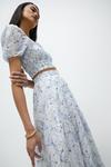 Coast Broderie Tiered Maxi Skirt thumbnail 4