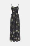 Coast Ruched Bodice Cami Crinkle Floral Maxi Dress thumbnail 4