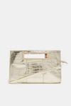 Coast Rectangle Croc Clutch With Cut Out Handle thumbnail 1