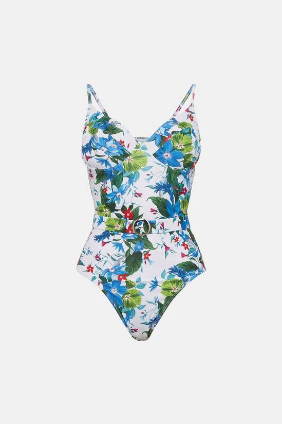 Coast Belted Floral Swimsuit 4