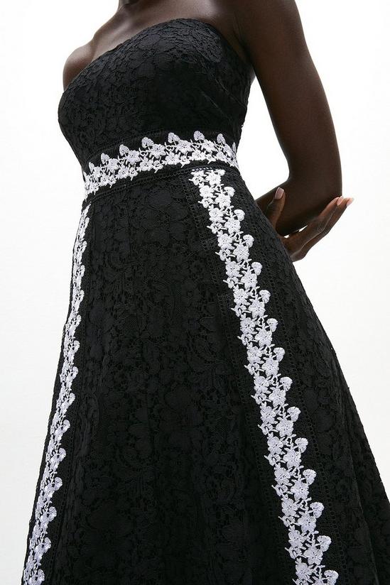 Coast Embroidered Lace Bustier Dress 2