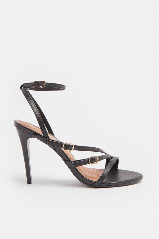 Coast Strappy Heeled Sandal With Buckle Detail 1