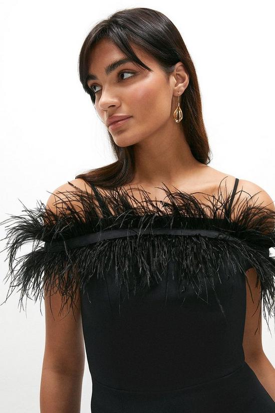 Coast Premium Feather Bardot Maxi Dress 2