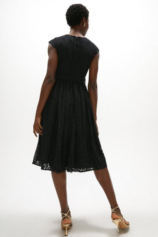 Coast Belted Lace Fit And Flare Dress 3