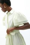 Coast Frill Sleeve Belted Maxi Cotton Shirt Dress thumbnail 2