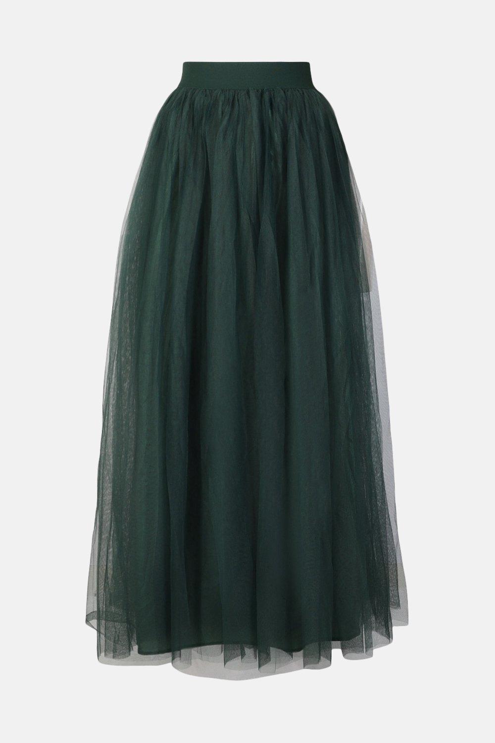 Maxi tulle skirt with pockets sales