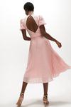 Coast Lace Pleated Skirt Dress With Belt thumbnail 3
