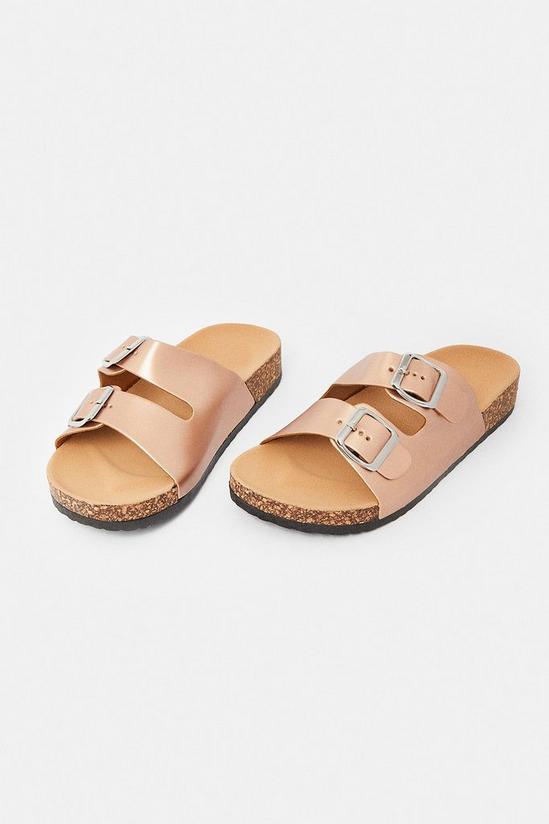 Coast Double Buckle Footbed Slider 3