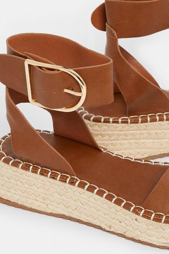 Coast Ankle Strap Flatforms With Buckle Detail 2