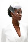 Coast Netted Fascinator With Feather Detail thumbnail 1