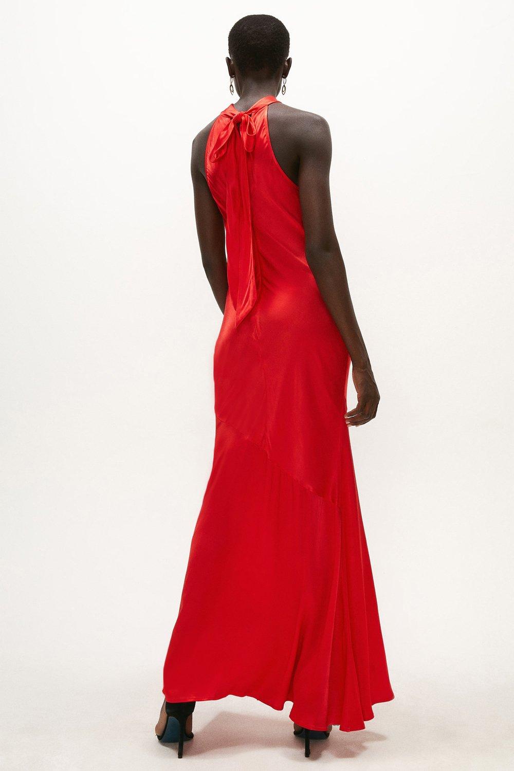 Coast red maxi store dress