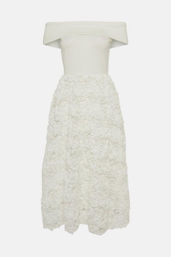 Coast Bardot Textured Skirt Midi Dress 4