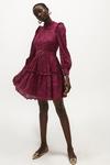 Coast Long Sleeve Broderie Belted Dress thumbnail 2