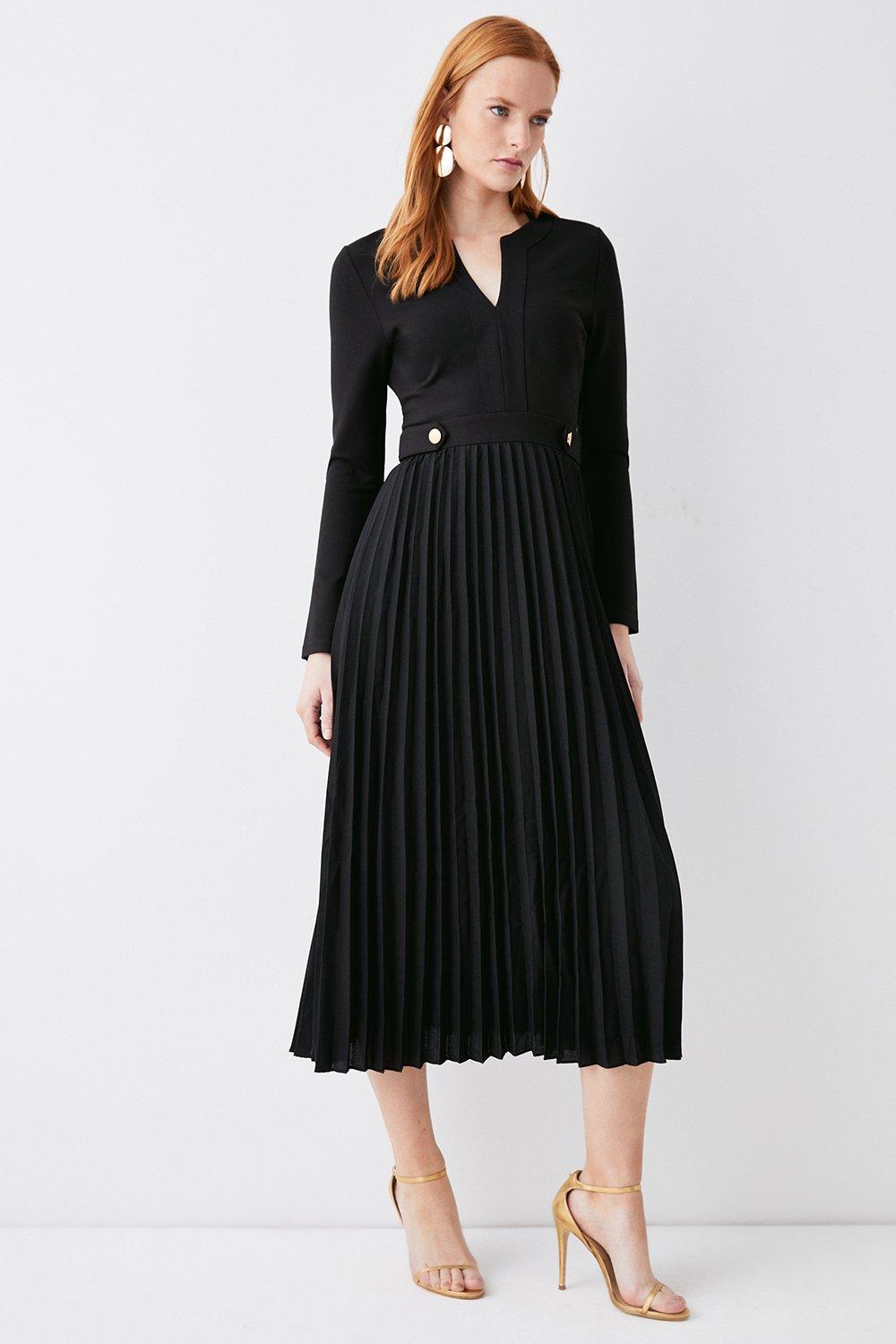 Warehouse store ponte dress