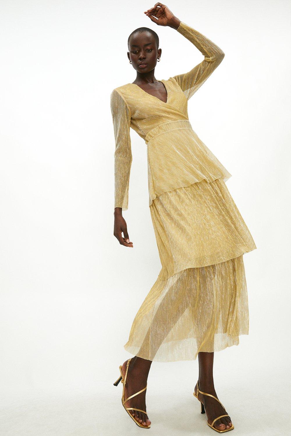 Coast sale gold dress