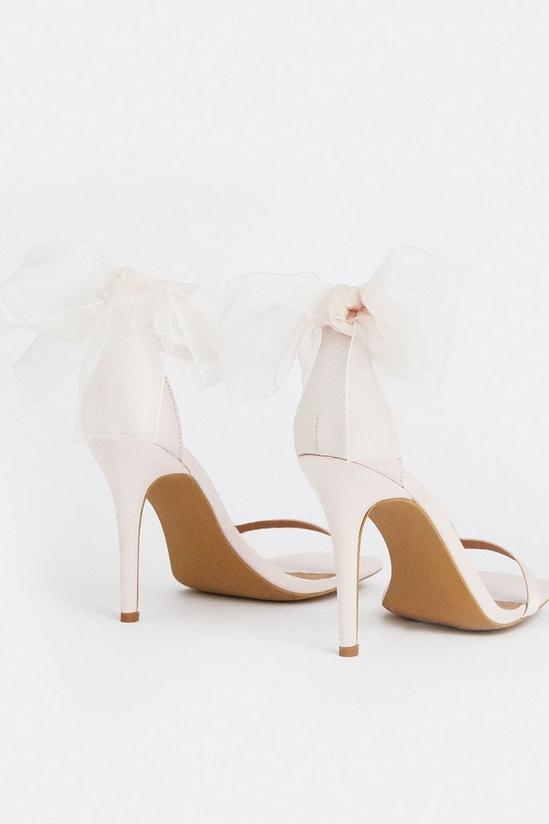 Coast Organza Bow Barely There Heel 3