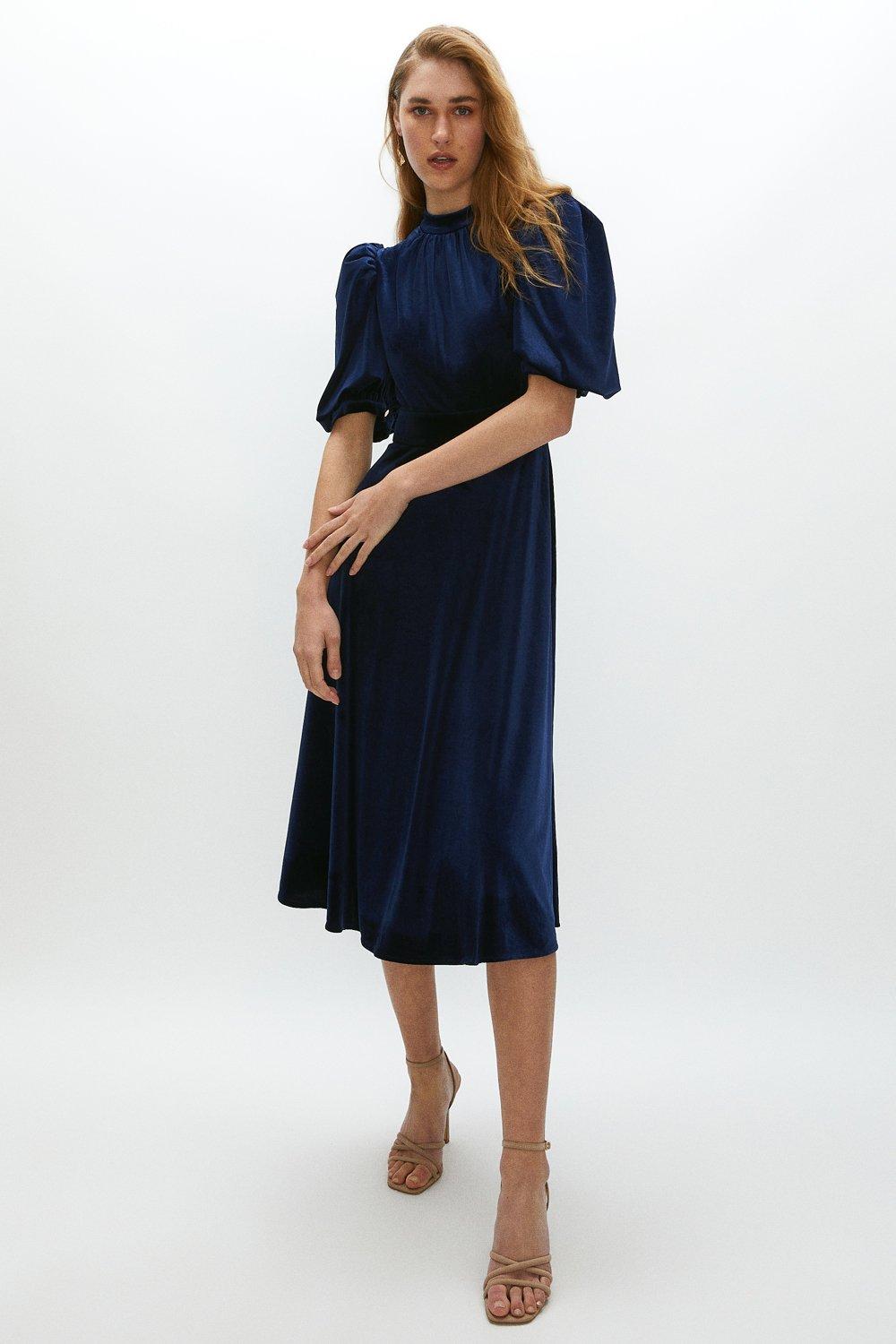 Coast blue 2025 velvet dress