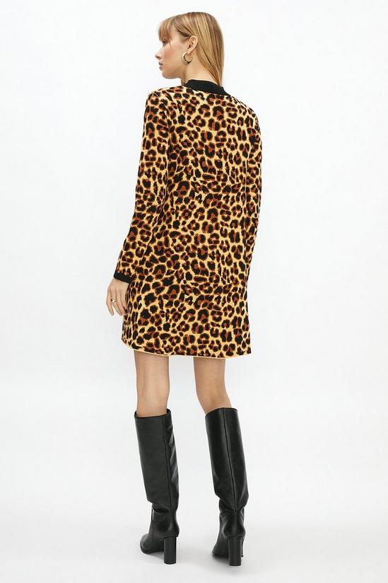 Coast Embellished Leopard Knitted Dress 3