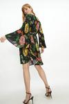 Coast Printed Pleated Belted Dress thumbnail 3