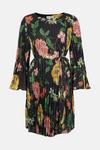 Coast Printed Pleated Belted Dress thumbnail 5