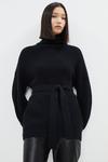 Coast Pointelle Detail Belted Tunic Jumper thumbnail 1