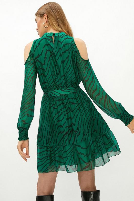 Coast Premium Silk Blend Cold Shoulder Tie Waist Dress 3