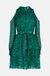 Coast Premium Silk Blend Cold Shoulder Tie Waist Dress thumbnail 4