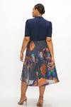Coast Plus Size Floral Detailed Jacquard Midi Dress thumbnail 3