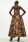 Coast Premium Tiger Jacquard Bandeau Maxi Dress thumbnail 3