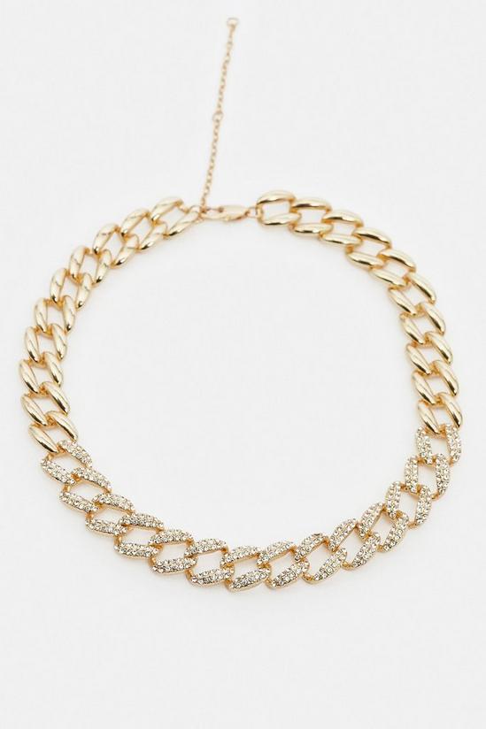 Coast Diamante Chunky Chain Necklace 1