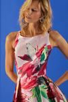 Coast Premium Print Twill Full Skirt Midi Dress thumbnail 2