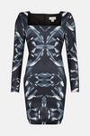 Coast Jo Holland Printed Structured Bodycon Dress thumbnail 4