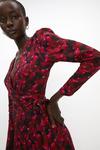 Coast Jo Holland Printed  Slim Sleeve Wrap Dress thumbnail 2