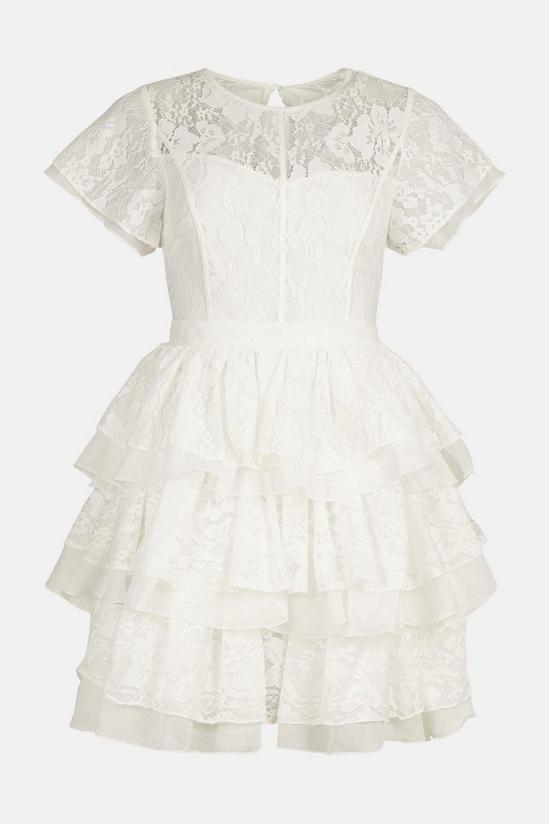 Coast Panelled Lace Tiered Dress 4